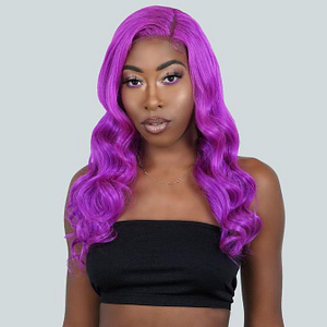 Purple Lush Front Lace Wig