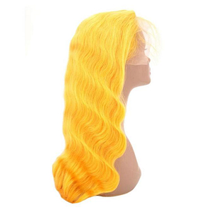 Yellow Flame Front Lace Wig